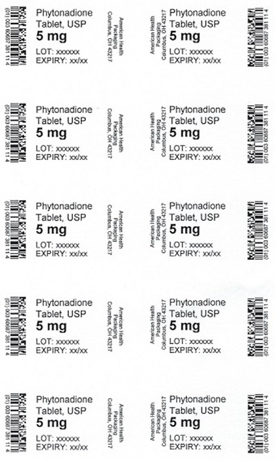 5 mg Phytonadione Tablet Blister.jpg 5 mg Phytonadione Tablet Blister - 5 mg Phytonadione Tablet Blister